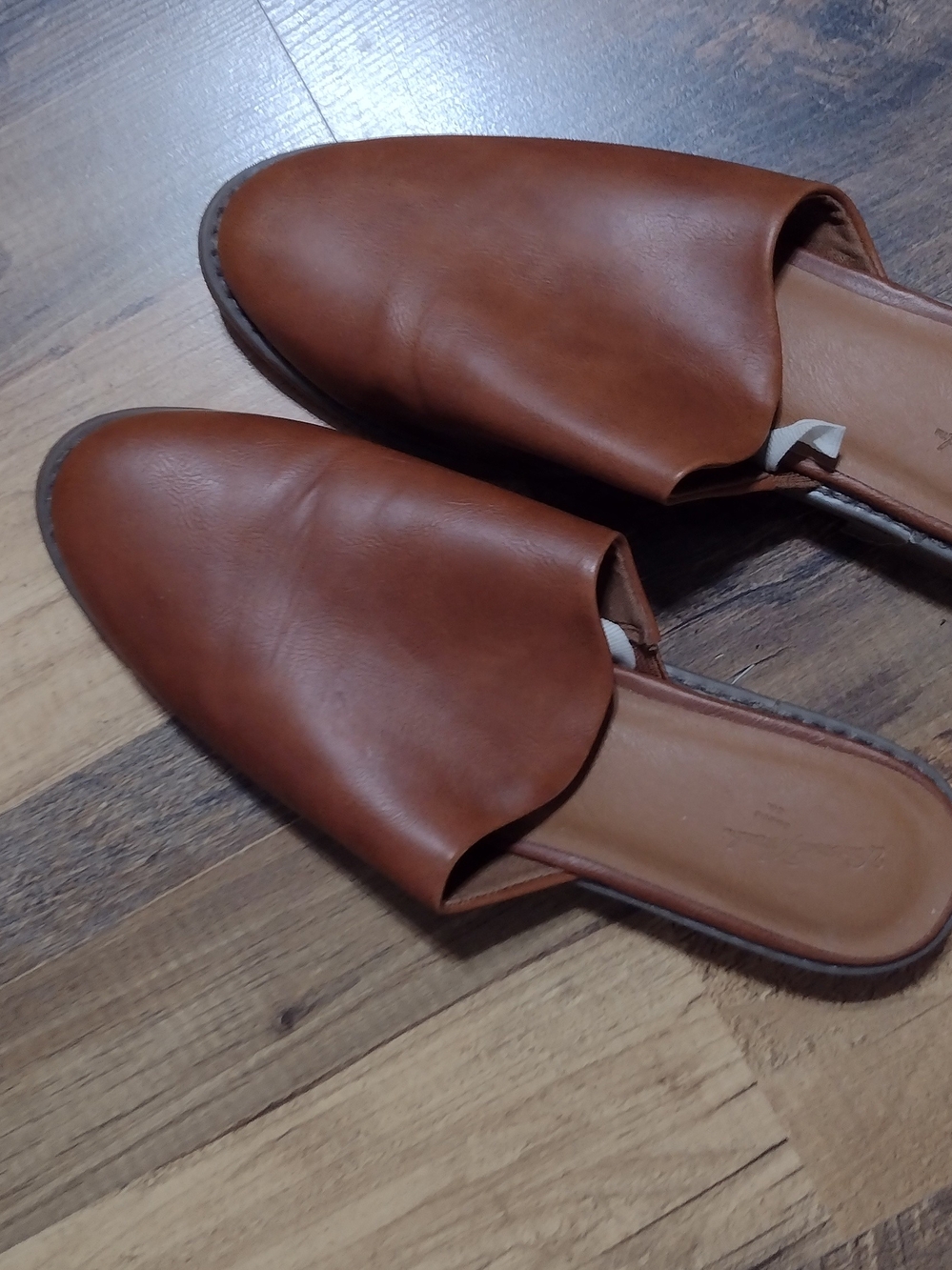 Women's Brown Slip-On Mules Size 8